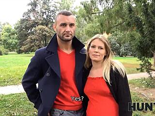 Amatör boynuzlu adam Hunt4k'te hamile karısıyla seks yapmak için para alıyor