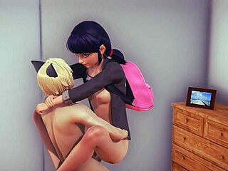 HD 品質の Lady Bug をフィーチャーした日本のアニメポルノ