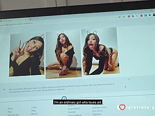 Camila Palmers autentická seznamovací zkušenost na webkameře s úžasnou španělskou brunetkou