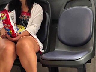 Teen stepdaughter exposes herself on public transport