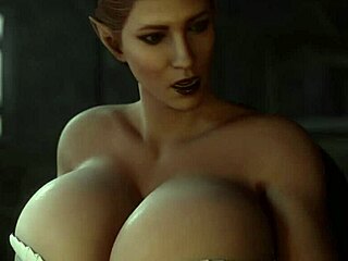 Seksowna dojrzała kobieta instruuje nieśmiałego demona sztuki miłosnej - animowany porno z udziałem kobiecego wytrysku i wytrysku w środku
