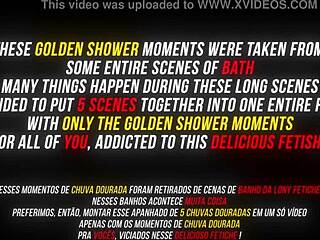 Adila Venus and sub lony indulge in nasty piss play in golden shower