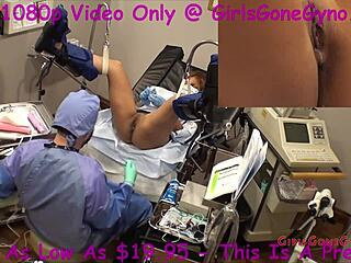 Doctor Tampa experiments with electro stimulation on Latina patient in Girlsgonegyno com video