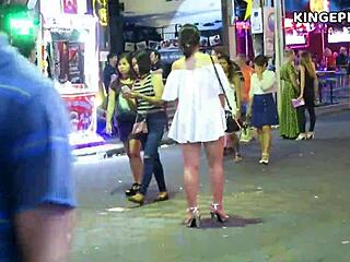 La vita notturna di Bangkok con prostitute asiatiche dilettanti - Parte 3