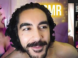 Horny Asian guy moans in pleasure during asmr session