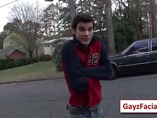 Gay Hardcore Bukkake-bileissä