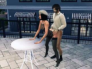 ممارسة الجنس على قدميك مع فتاة فرنسية في جولة الجنس العالمية في The Sims 4