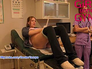 在 Girlsgonegyno com 的裸体幕后视频中体验新护士的临床体验