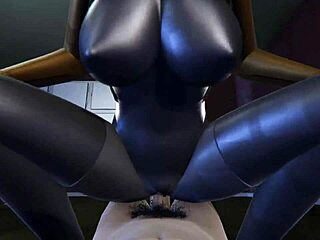 Animación de sexo HD con grandes tetas y juguetes