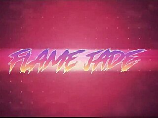 Flame Jade's solo play with a toy