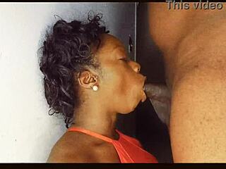 Black girl learns to love deep throat