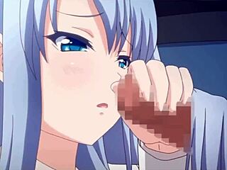 Anime virgin mendapat rasa pertamanya air mani dalam video HD