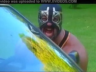Muscular man chokes and tears apart in Colombian porn