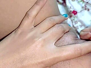 Sensual couple explores pleasure with fingering and masturbation