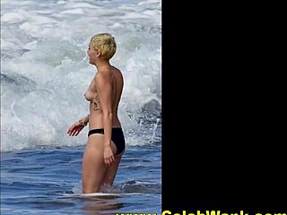 Miley Cyruss nahé tělo celebrity: Komplexní sbírka