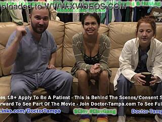 Bekijk Angel Santanas' eerste gynaecologische examen met Dr. Tampa in deze hete video met een Florida-thema